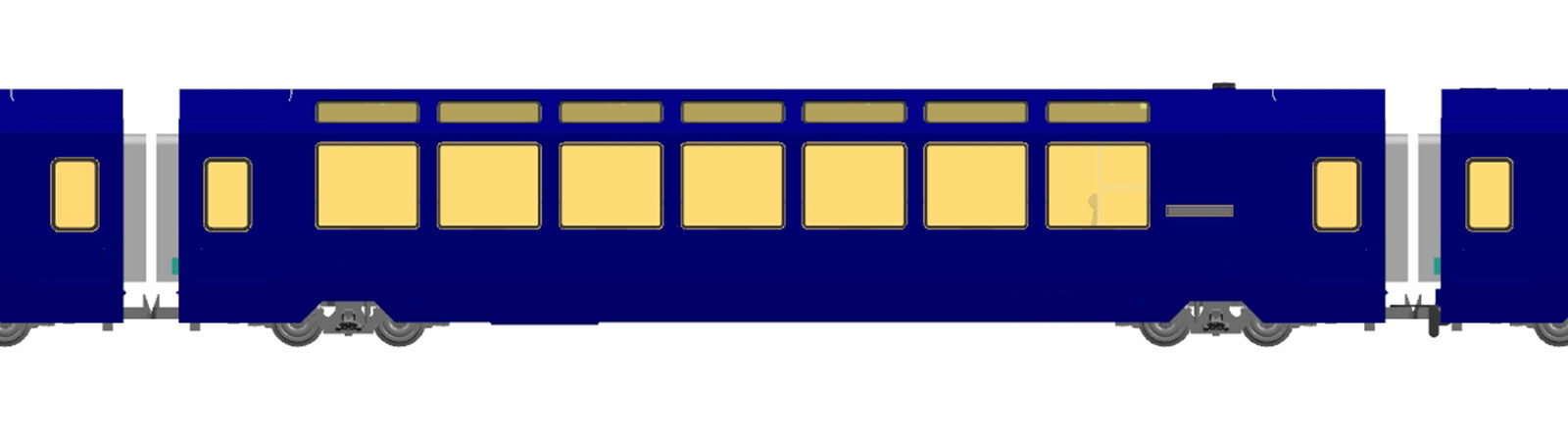 Bemo 3247341 MOB Bs 281 Panoramawagen "GoldenPass Express"