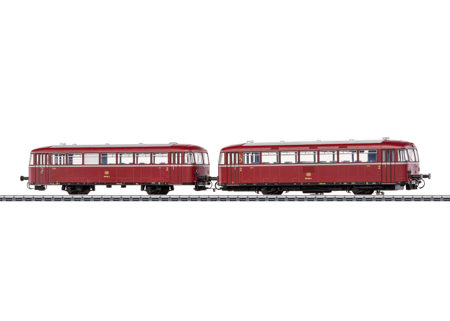 Märklin 38980 DB Schienenbus mit Steuerwagen Baureihe 798 und 998