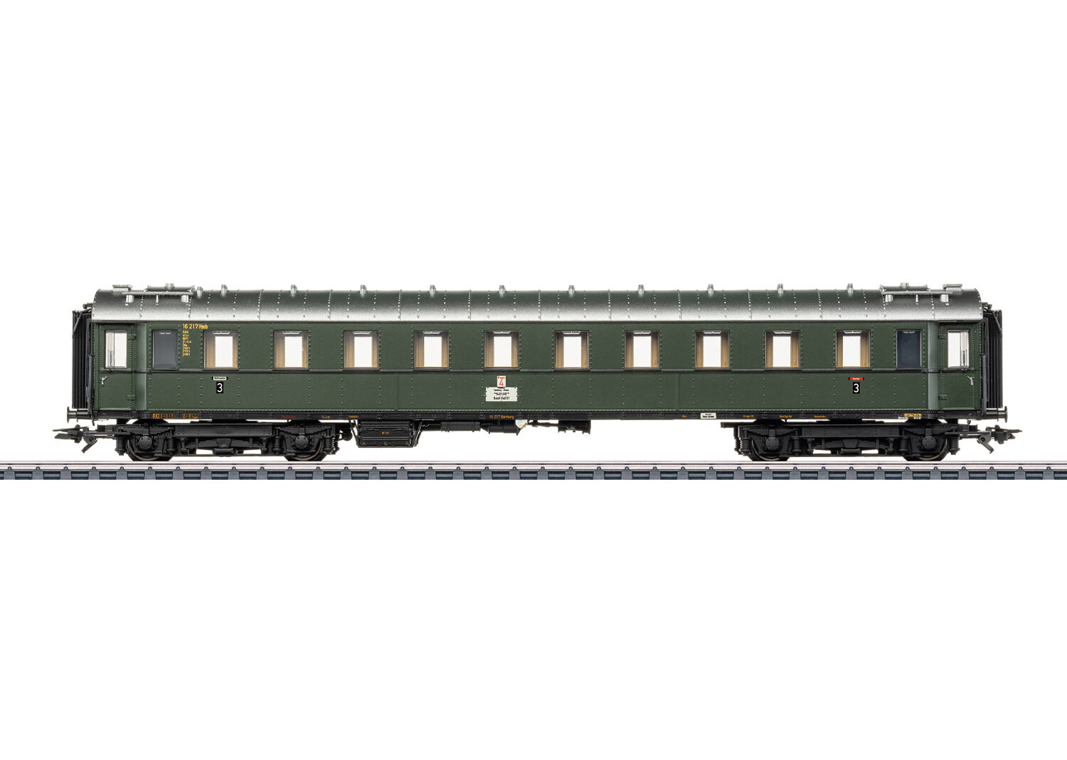 Märklin 42526 DB Schnellzugwagen C4ü zum Hamburg Altona – Basel SBB D 74