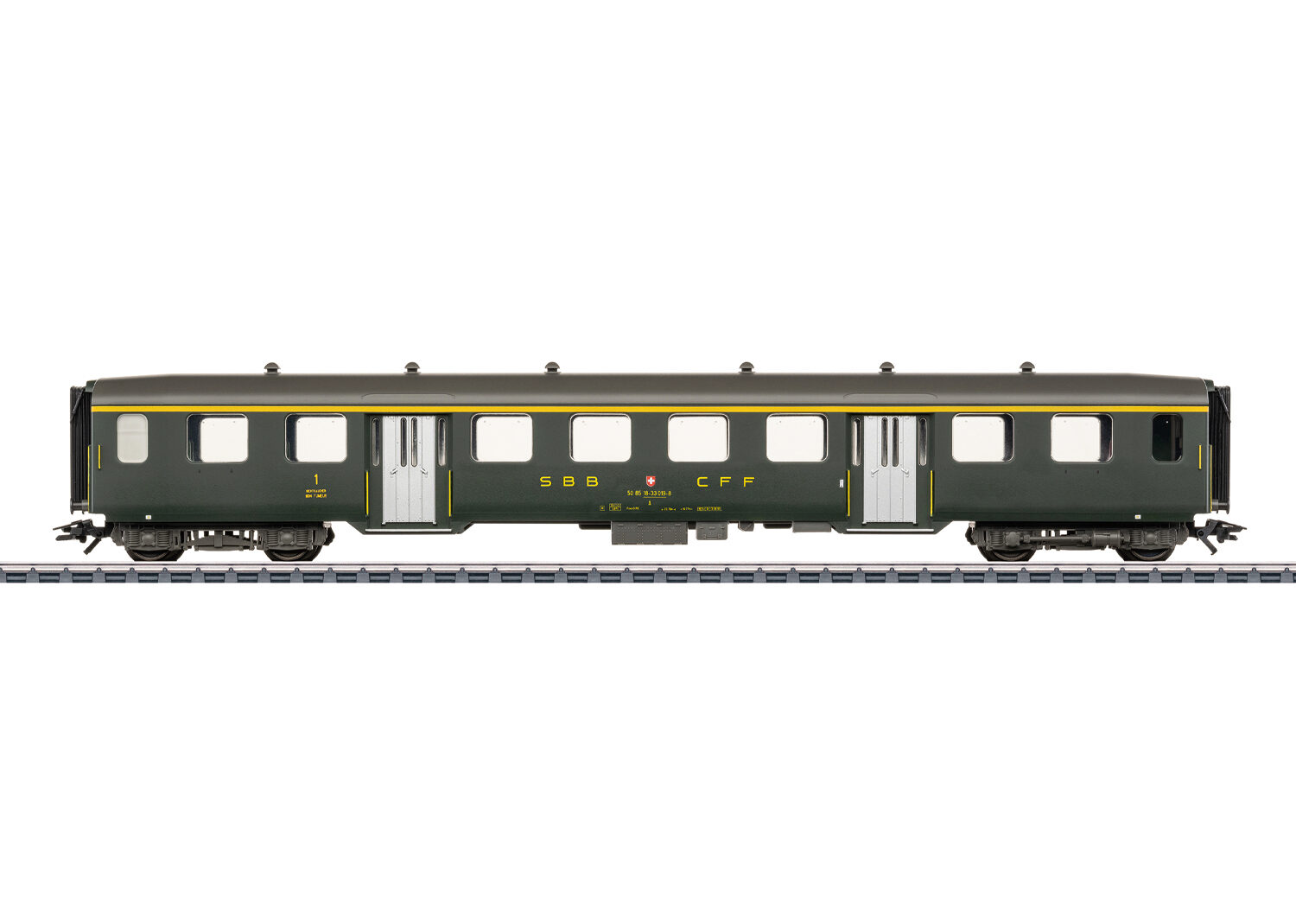 Märklin 43363 SBB Leichtstahl-Personenwagen 1. Klasse