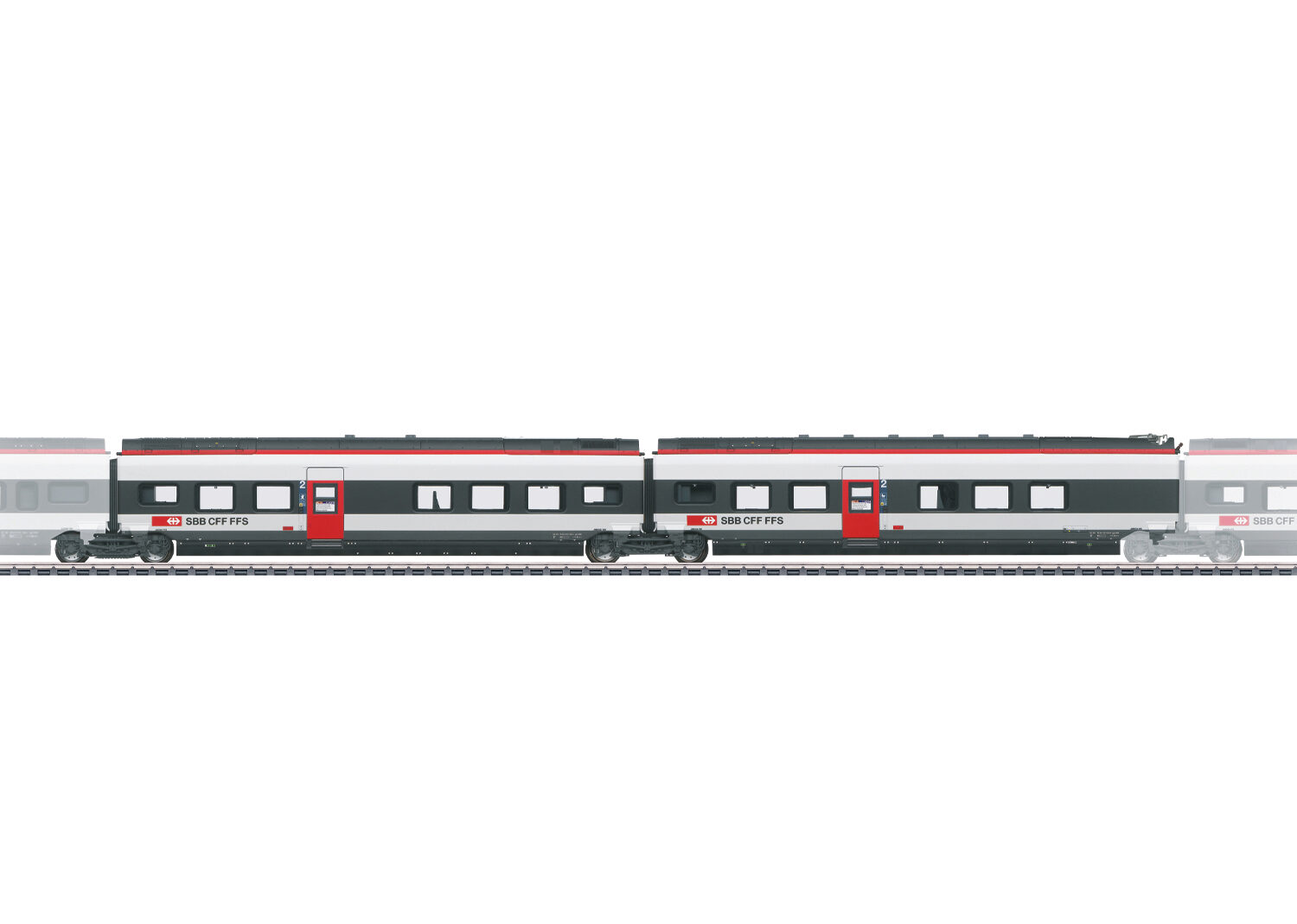Märklin 43452 SBB Ergänzungswagen Set 2 zum Giruno
